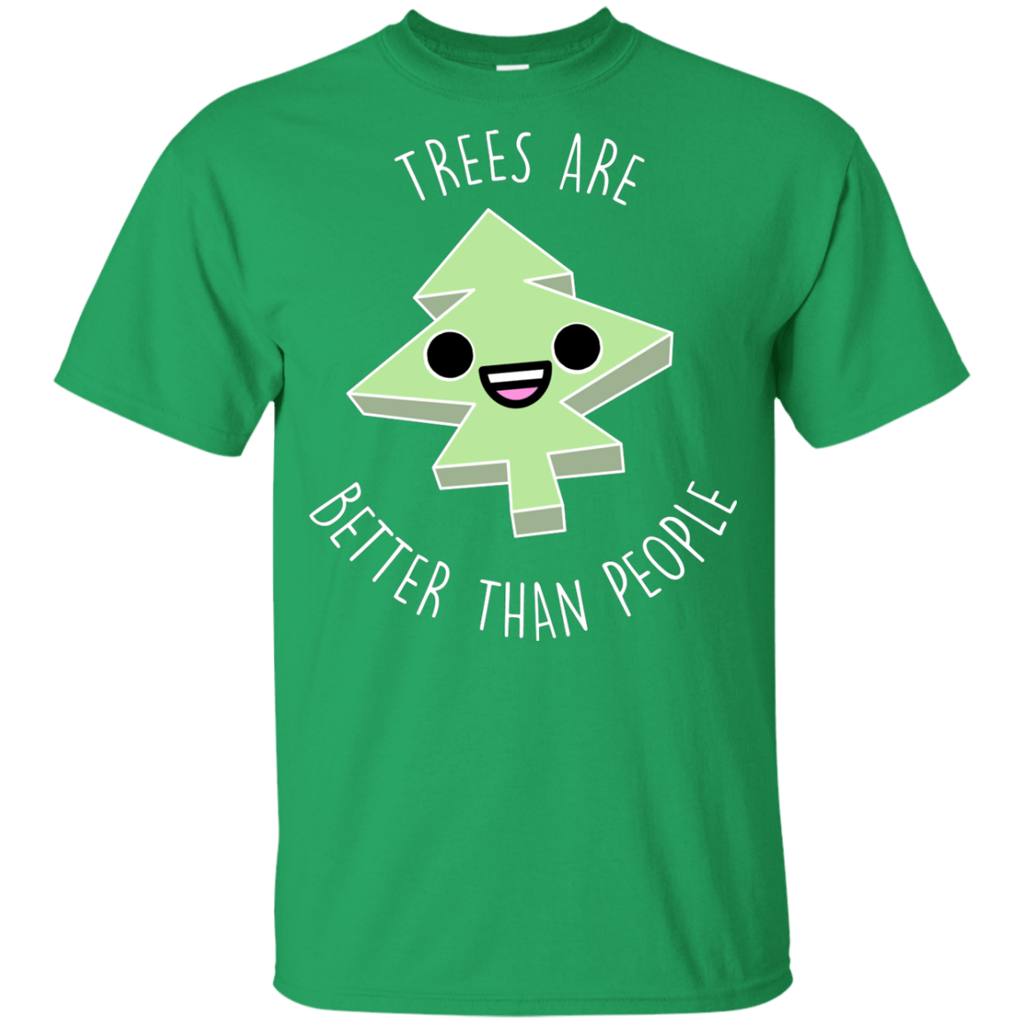 T-Shirts Irish Green / YXS I Like Trees Youth T-Shirt