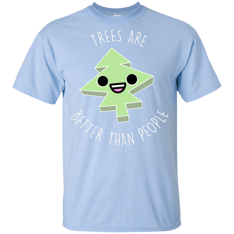 T-Shirts Light Blue / YXS I Like Trees Youth T-Shirt