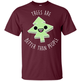 T-Shirts Maroon / YXS I Like Trees Youth T-Shirt