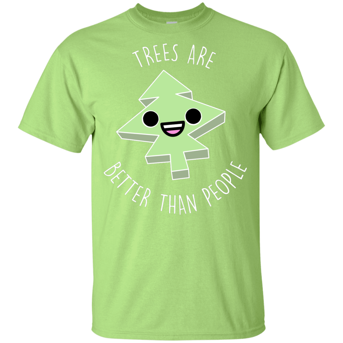 T-Shirts Mint Green / YXS I Like Trees Youth T-Shirt