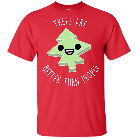 T-Shirts Red / YXS I Like Trees Youth T-Shirt