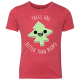 T-Shirts Vintage Red / YXS I Like Trees Youth Triblend T-Shirt