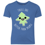 T-Shirts Vintage Royal / YXS I Like Trees Youth Triblend T-Shirt