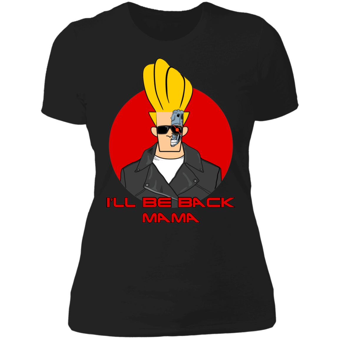 T-Shirts Black / X-Small I'll Be Back Mama Women's Premium T-Shirt