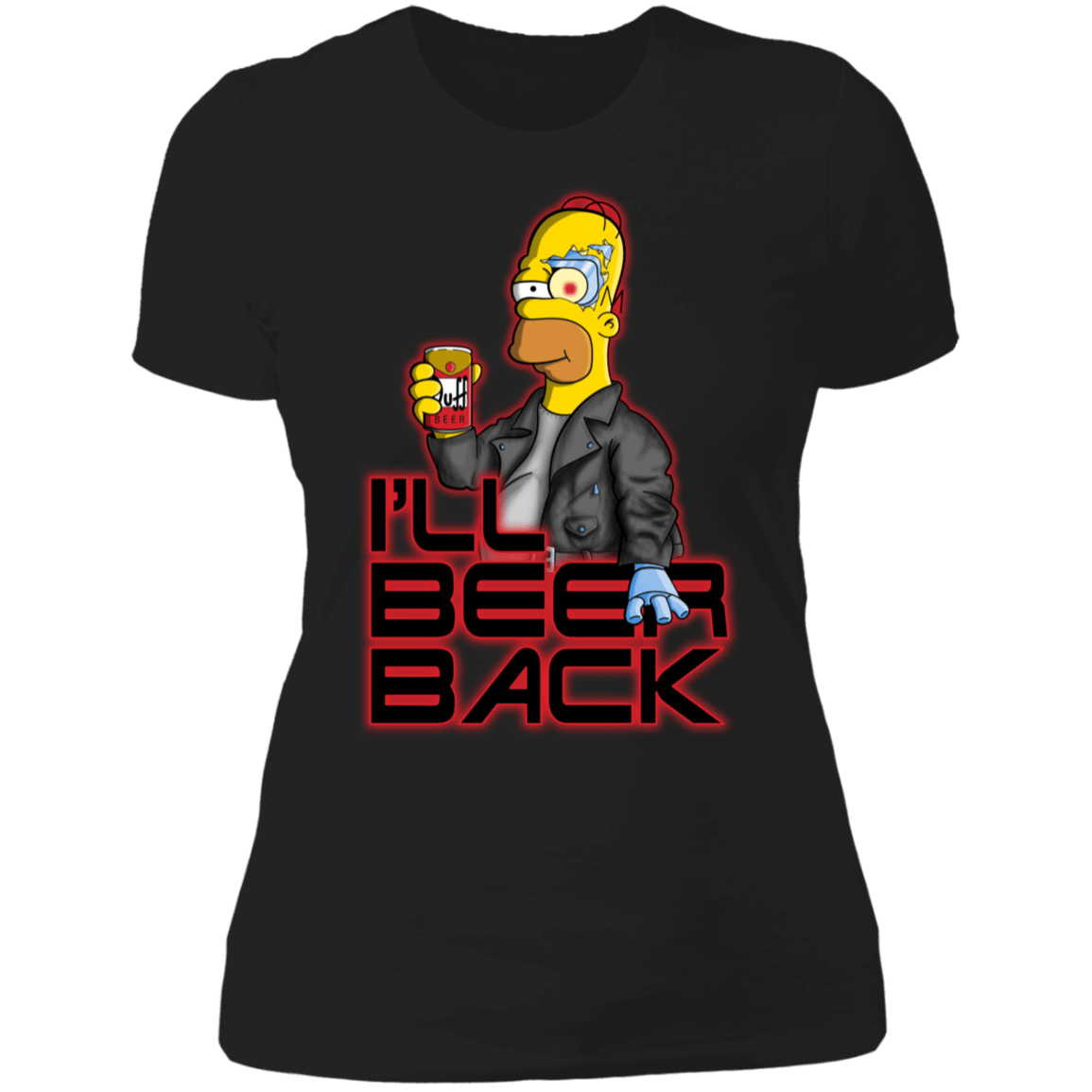 T-Shirts Black / X-Small I'LL BEER BACK Women's Premium T-Shirt