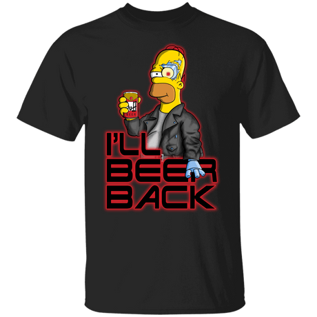 T-Shirts Black / YXS I'LL BEER BACK Youth T-Shirt