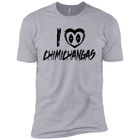 T-Shirts Heather Grey / YXS I Love Chimichangas Boys Premium T-Shirt