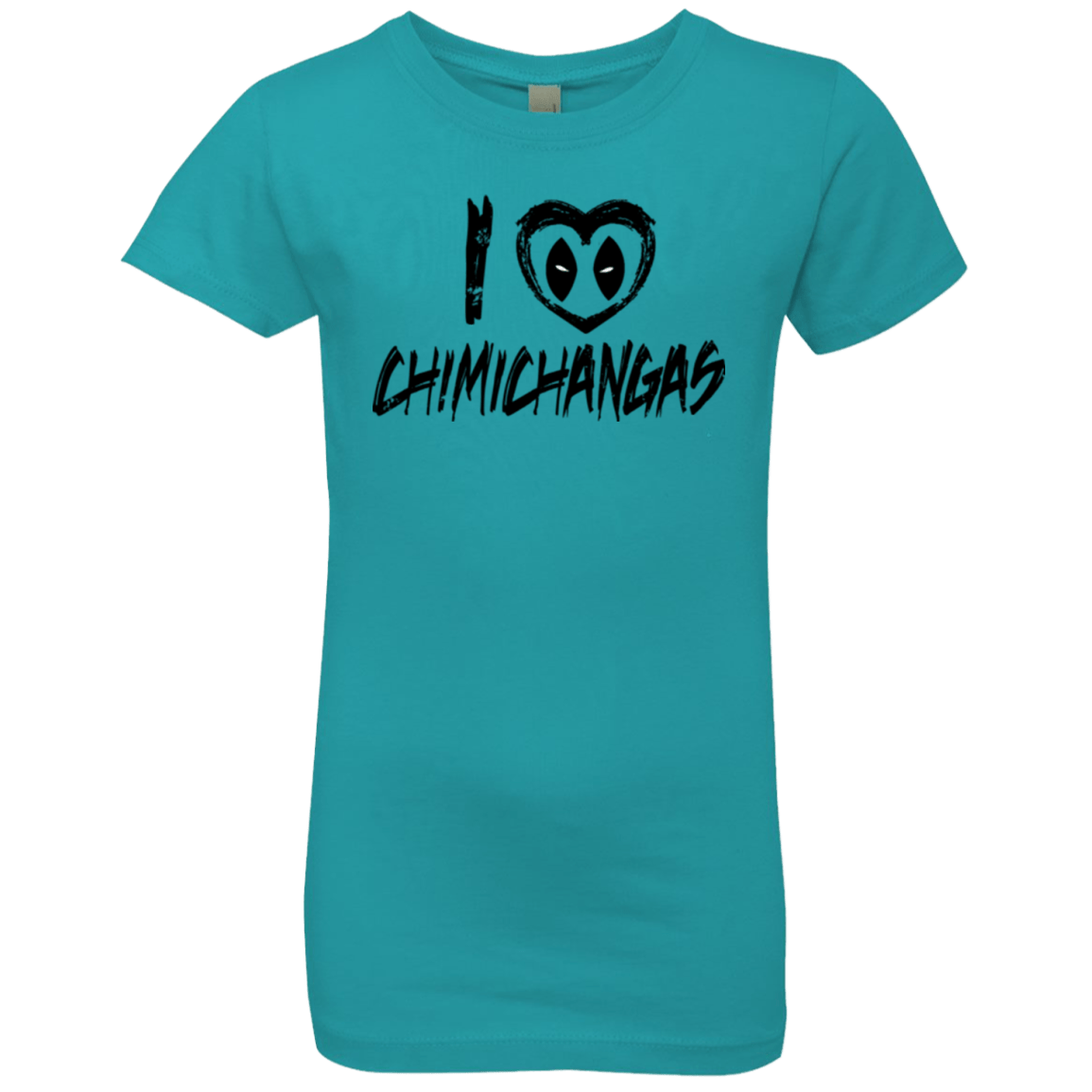 T-Shirts Tahiti Blue / YXS I Love Chimichangas Girls Premium T-Shirt