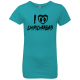 T-Shirts Tahiti Blue / YXS I Love Chimichangas Girls Premium T-Shirt