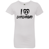 T-Shirts White / YXS I Love Chimichangas Girls Premium T-Shirt