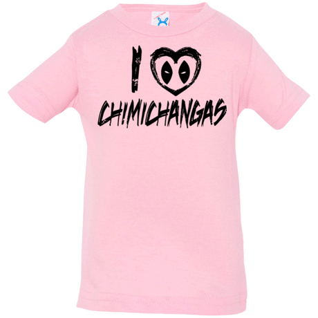T-Shirts Pink / 6 Months I Love Chimichangas Infant Premium T-Shirt