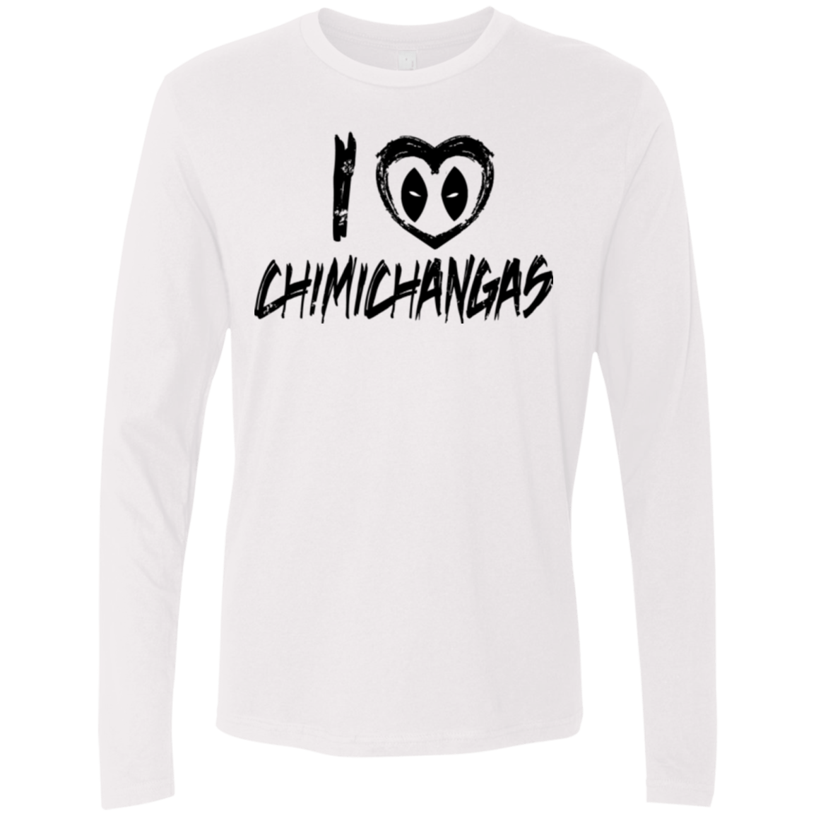 T-Shirts White / Small I Love Chimichangas Men's Premium Long Sleeve