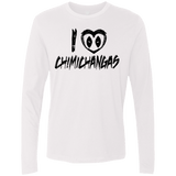 T-Shirts White / Small I Love Chimichangas Men's Premium Long Sleeve