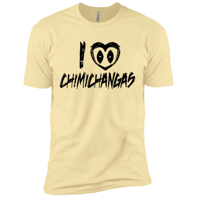 T-Shirts Banana Cream / X-Small I Love Chimichangas Men's Premium T-Shirt