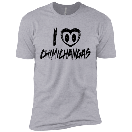 T-Shirts Heather Grey / X-Small I Love Chimichangas Men's Premium T-Shirt