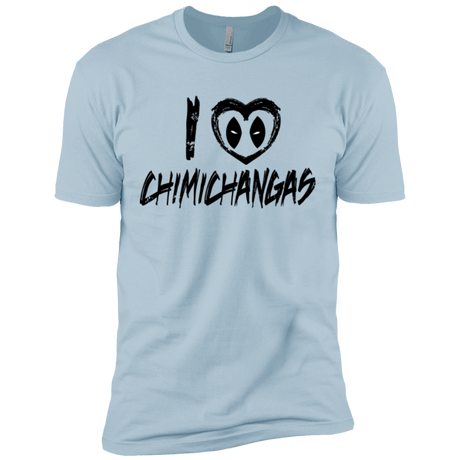 T-Shirts Light Blue / X-Small I Love Chimichangas Men's Premium T-Shirt
