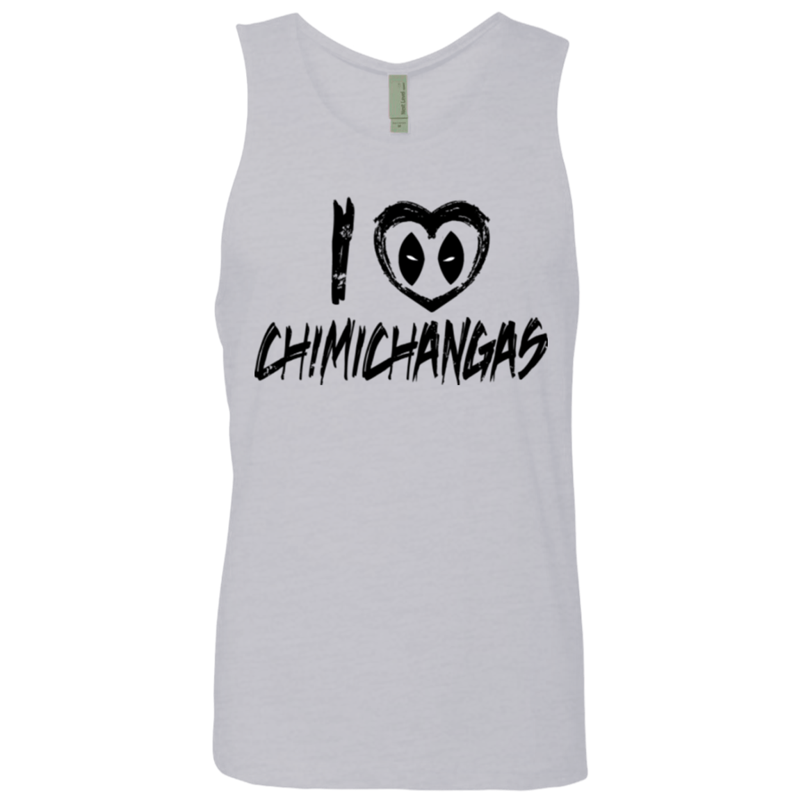 T-Shirts Heather Grey / Small I Love Chimichangas Men's Premium Tank Top