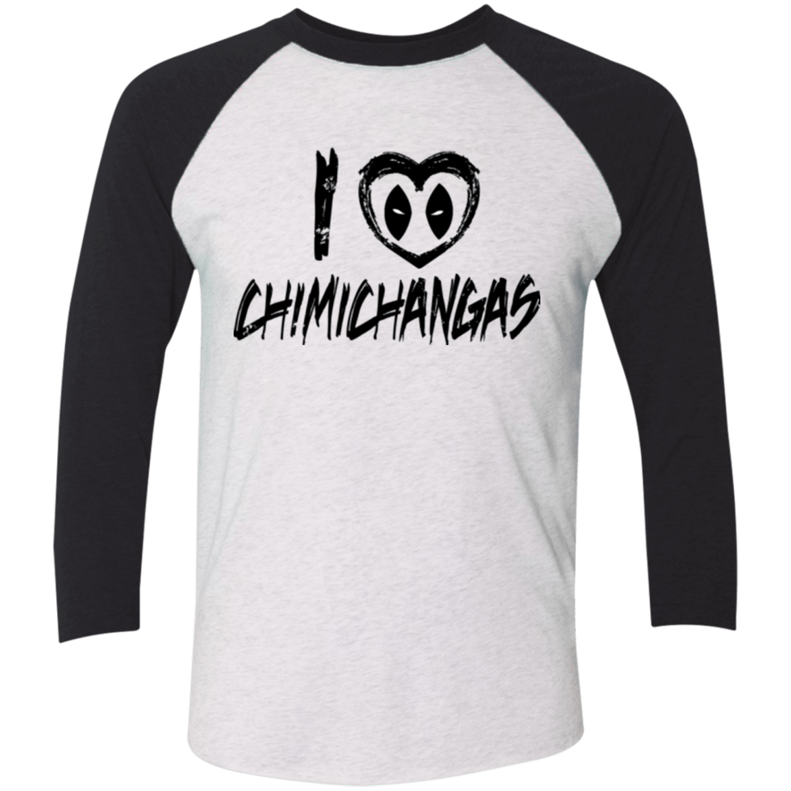 I Love Chimichangas Men's Triblend 3/4 Sleeve
