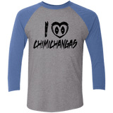 I Love Chimichangas Men's Triblend 3/4 Sleeve