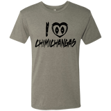 T-Shirts Venetian Grey / Small I Love Chimichangas Men's Triblend T-Shirt
