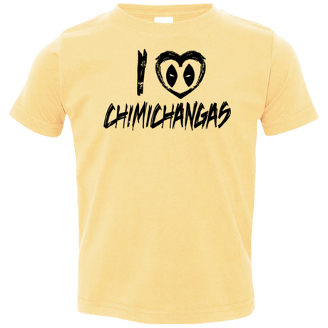 T-Shirts Butter / 2T I Love Chimichangas Toddler Premium T-Shirt