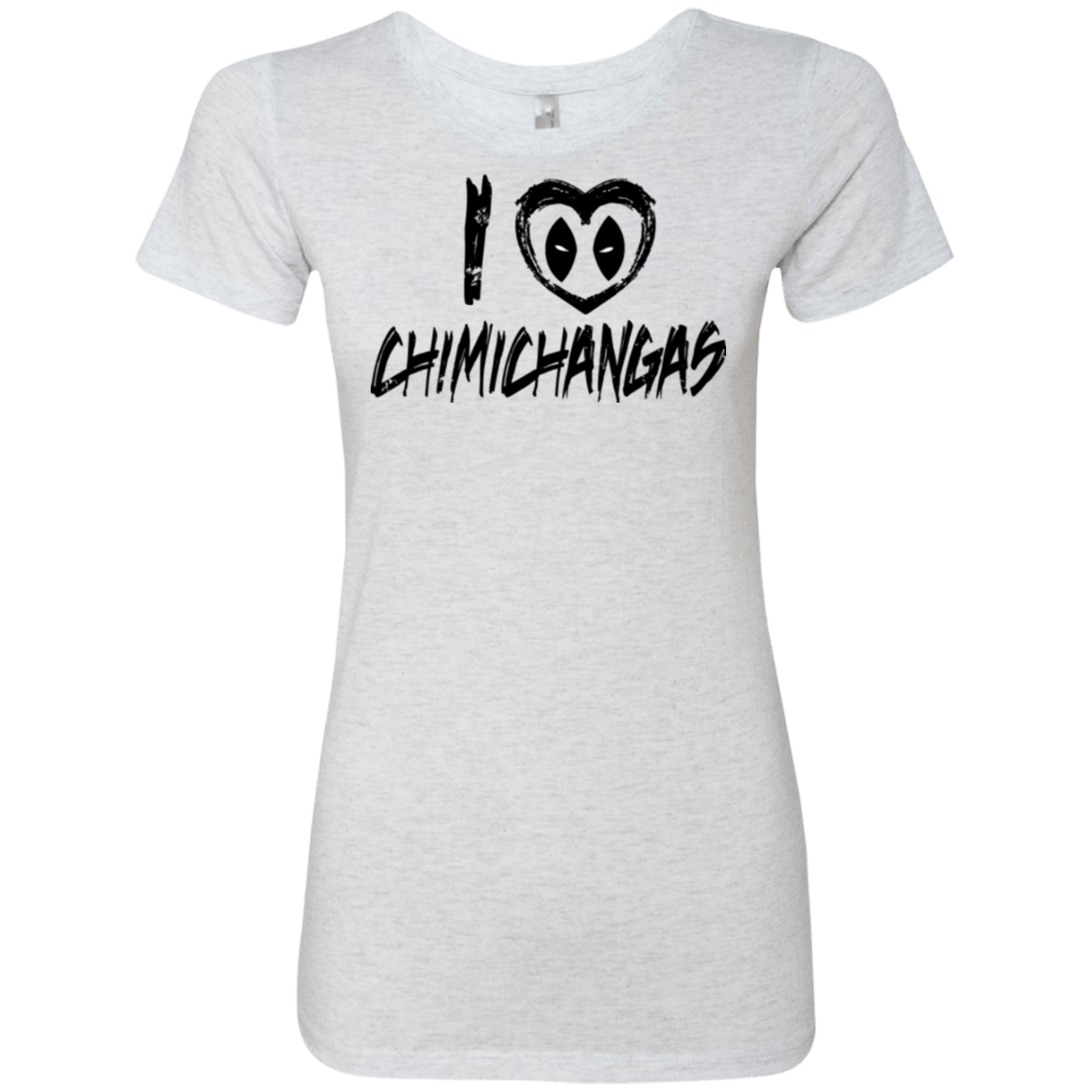 T-Shirts Heather White / Small I Love Chimichangas Women's Triblend T-Shirt