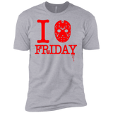 T-Shirts Heather Grey / YXS I Love Friday Boys Premium T-Shirt