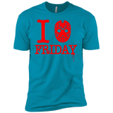 T-Shirts Turquoise / YXS I Love Friday Boys Premium T-Shirt