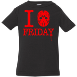 T-Shirts Black / 6 Months I Love Friday Infant PremiumT-Shirt