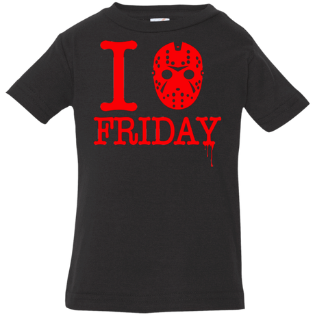 T-Shirts Black / 6 Months I Love Friday Infant PremiumT-Shirt