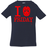 T-Shirts Navy / 6 Months I Love Friday Infant PremiumT-Shirt