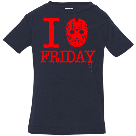 T-Shirts Navy / 6 Months I Love Friday Infant PremiumT-Shirt