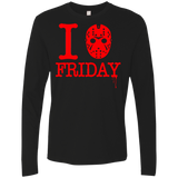 T-Shirts Black / Small I Love Friday Men's Premium Long Sleeve