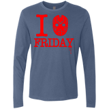 T-Shirts Indigo / Small I Love Friday Men's Premium Long Sleeve