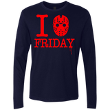 T-Shirts Midnight Navy / Small I Love Friday Men's Premium Long Sleeve