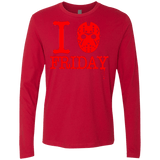 T-Shirts Red / Small I Love Friday Men's Premium Long Sleeve