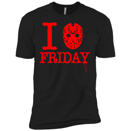 T-Shirts Black / X-Small I Love Friday Men's Premium T-Shirt