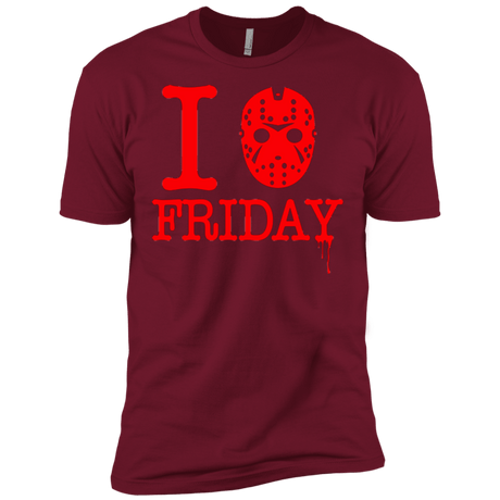 T-Shirts Cardinal / X-Small I Love Friday Men's Premium T-Shirt