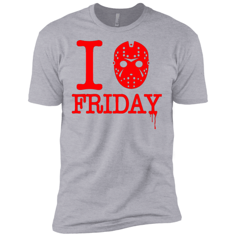 T-Shirts Heather Grey / X-Small I Love Friday Men's Premium T-Shirt