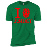 T-Shirts Kelly Green / X-Small I Love Friday Men's Premium T-Shirt