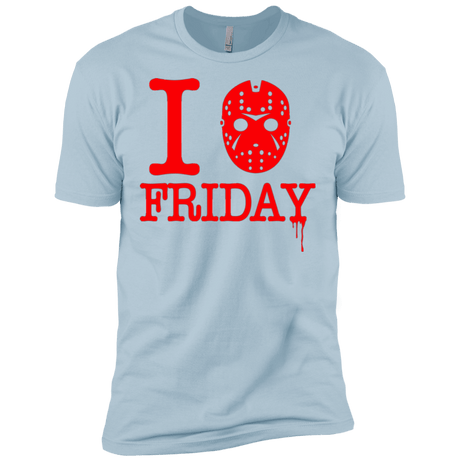 T-Shirts Light Blue / X-Small I Love Friday Men's Premium T-Shirt