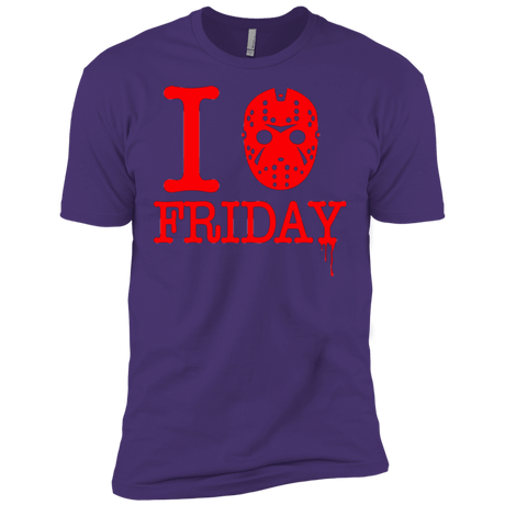 T-Shirts Purple / X-Small I Love Friday Men's Premium T-Shirt