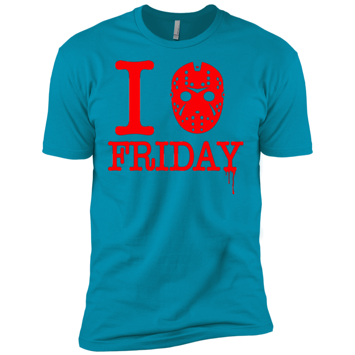 T-Shirts Turquoise / X-Small I Love Friday Men's Premium T-Shirt