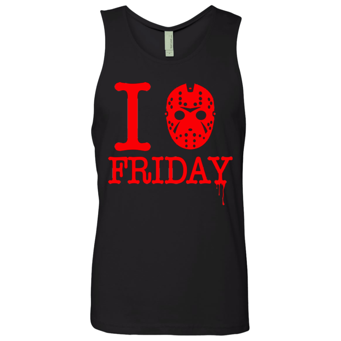 T-Shirts Black / Small I Love Friday Men's Premium Tank Top