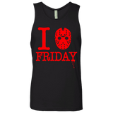 T-Shirts Black / Small I Love Friday Men's Premium Tank Top