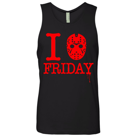T-Shirts Black / Small I Love Friday Men's Premium Tank Top