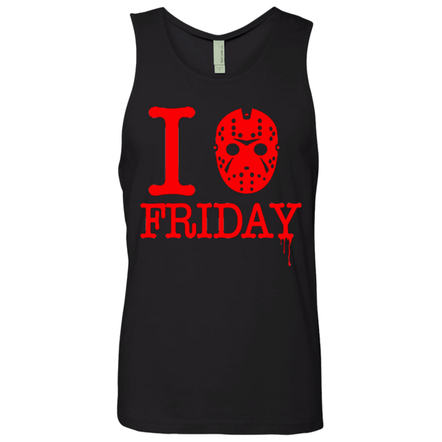 T-Shirts Black / Small I Love Friday Men's Premium Tank Top
