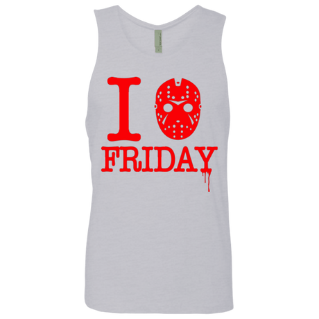 T-Shirts Heather Grey / Small I Love Friday Men's Premium Tank Top