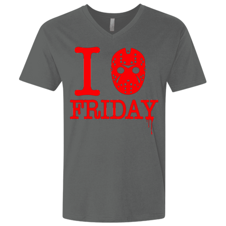 T-Shirts Heavy Metal / X-Small I Love Friday Men's Premium V-Neck