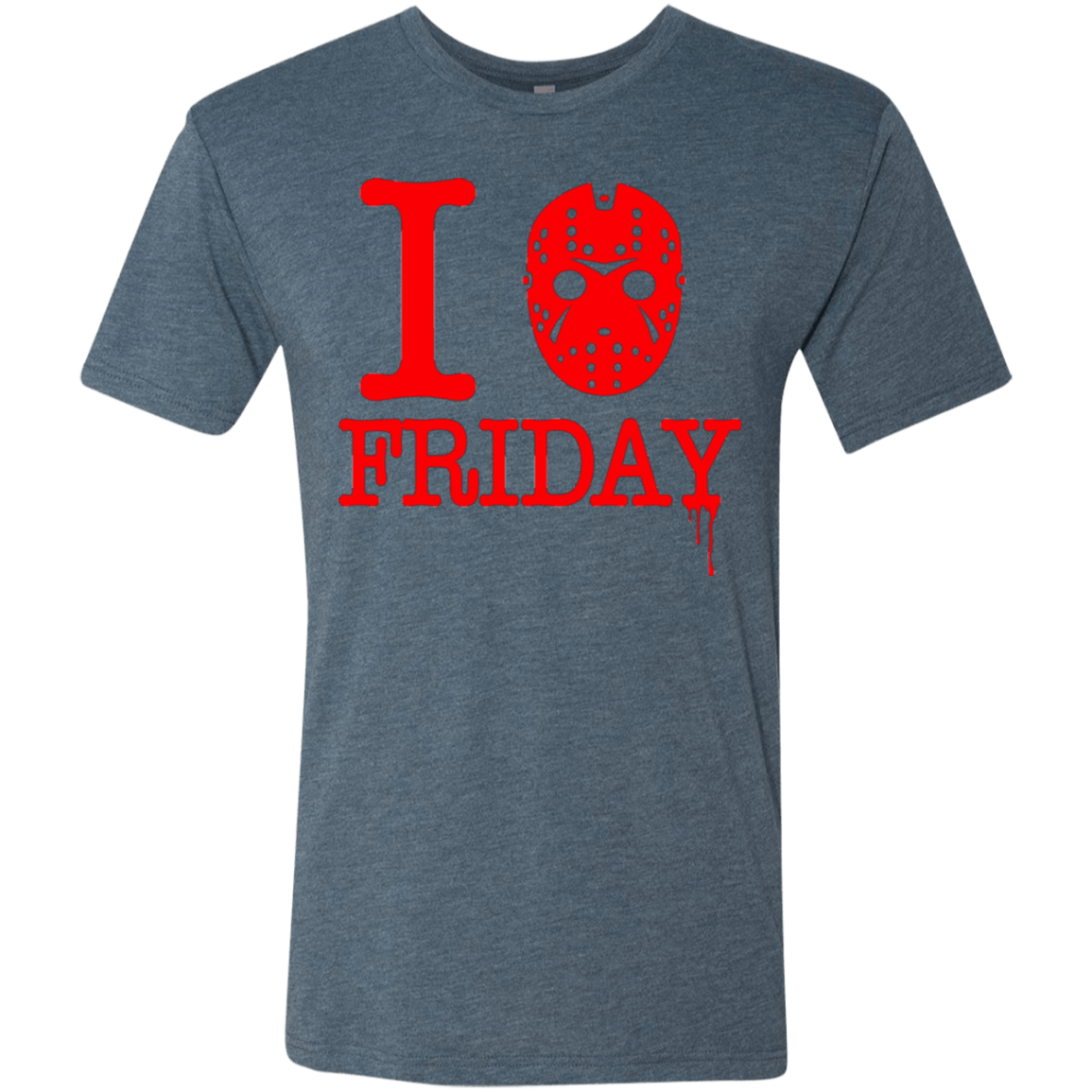 T-Shirts Indigo / Small I Love Friday Men's Triblend T-Shirt